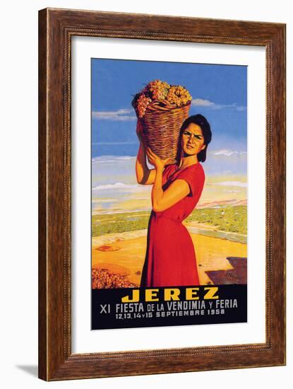 Jerez Fiesta de la Vendima Xi-Padilla-Framed Art Print