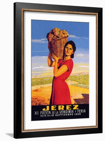 Jerez Fiesta de la Vendima Xi-Padilla-Framed Art Print