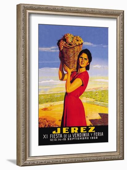 Jerez Fiesta de la Vendima Xi-Padilla-Framed Art Print