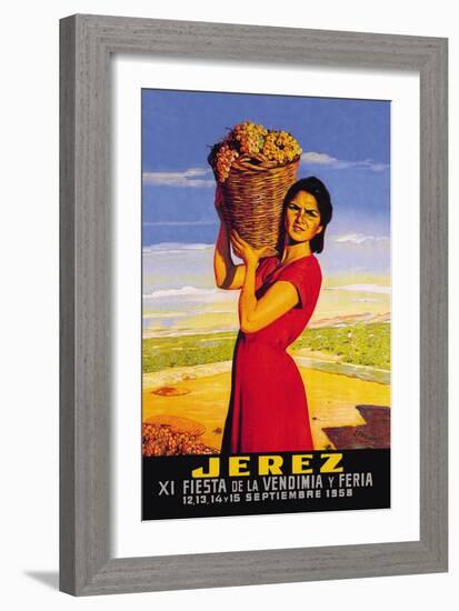 Jerez Fiesta de la Vendima Xi-Padilla-Framed Art Print