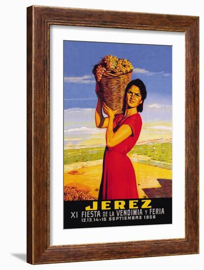 Jerez Fiesta de la Vendima Xi-Padilla-Framed Art Print