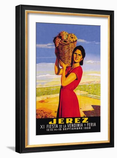 Jerez Fiesta de la Vendima Xi-Padilla-Framed Art Print