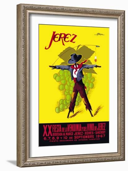 Jerez Fiesta de la Vendimia XX-Perez-Framed Art Print