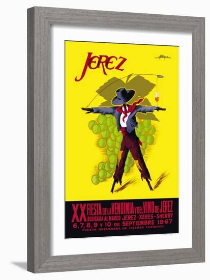 Jerez Fiesta de la Vendimia XX-Perez-Framed Art Print