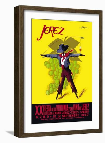 Jerez Fiesta de la Vendimia XX-Perez-Framed Art Print
