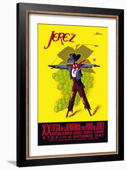 Jerez Fiesta de la Vendimia XX-Perez-Framed Art Print