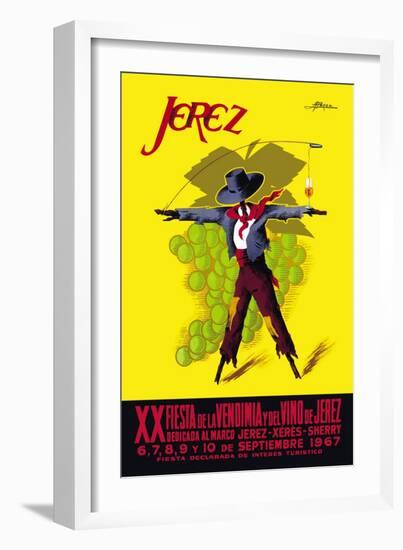 Jerez Fiesta de la Vendimia XX-Perez-Framed Art Print