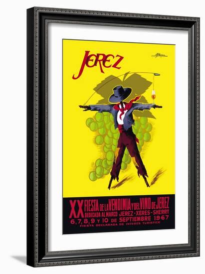 Jerez Fiesta de la Vendimia XX-Perez-Framed Art Print