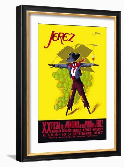 Jerez Fiesta de la Vendimia XX-Perez-Framed Art Print