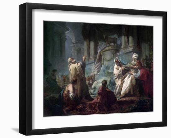 Jeroboam Sacrificing to the Idols-Jean-Honoré Fragonard-Framed Giclee Print