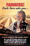 Farmers! Uncle Sam Asks You-Jerome Rogen-Framed Art Print