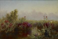 Prairie Flowers, 1862-Jerome Thompson-Framed Giclee Print