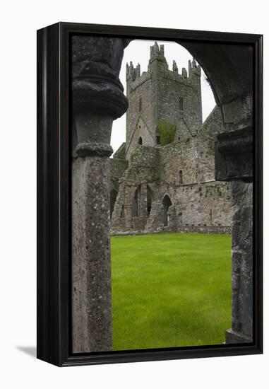Jerpoint Abbey, County Kilkenny, Leinster, Republic of Ireland (Eire), Europe-Nico Tondini-Framed Premier Image Canvas