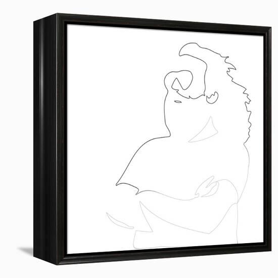 Jerry Garcia-Logan Huxley-Framed Stretched Canvas