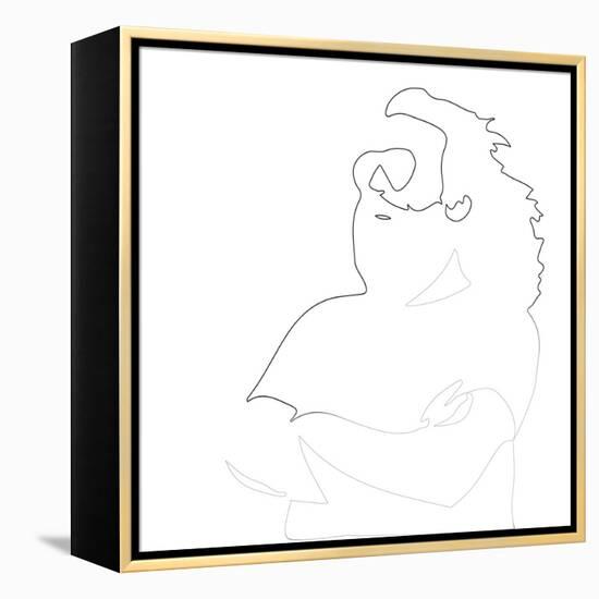 Jerry Garcia-Logan Huxley-Framed Stretched Canvas