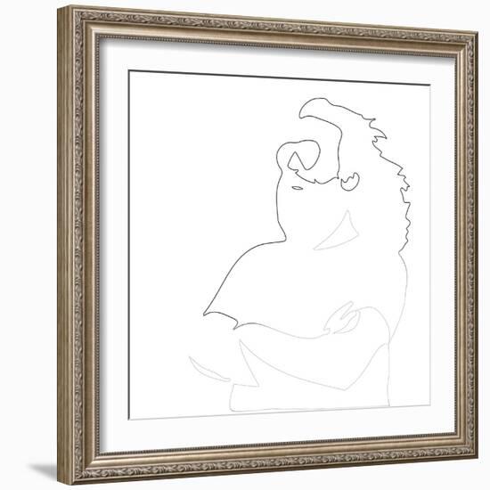 Jerry Garcia-Logan Huxley-Framed Art Print