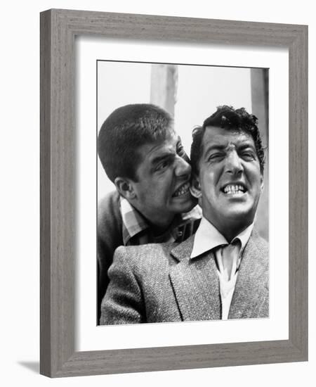 Jerry Lewis, Dean Martin-null-Framed Photographic Print