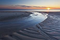Sand Patterns at Sunset, Bound Brook Island, Wellfleet, Massachusetts-Jerry & Marcy Monkman-Photographic Print