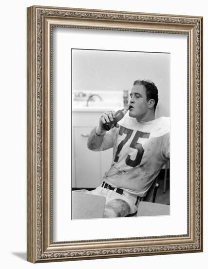 Jerry Mays of Kansas City Chiefs During Halftime, Superbowl I, Los Angeles, CA, January 15, 1967-Bill Ray-Framed Photographic Print