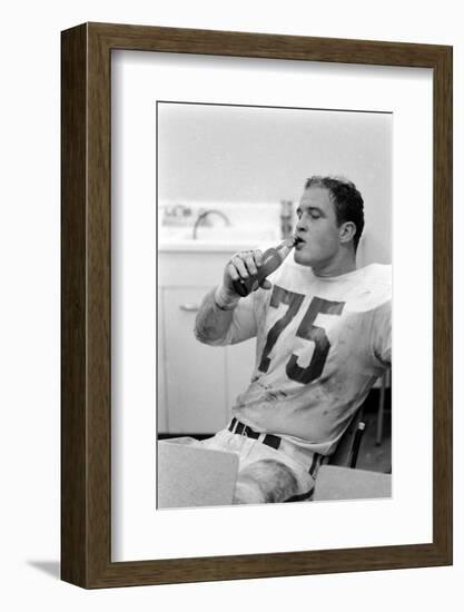 Jerry Mays of Kansas City Chiefs During Halftime, Superbowl I, Los Angeles, CA, January 15, 1967-Bill Ray-Framed Photographic Print