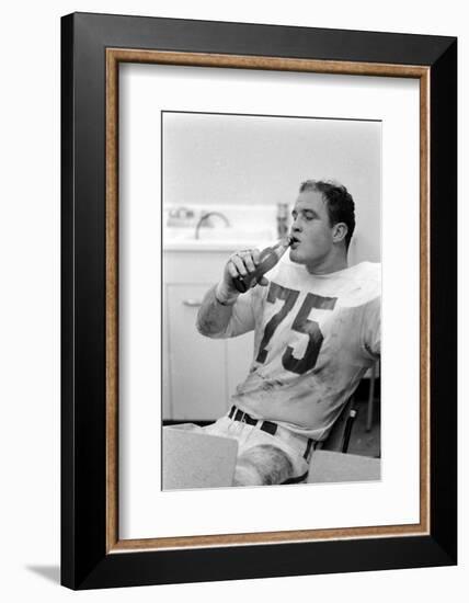 Jerry Mays of Kansas City Chiefs During Halftime, Superbowl I, Los Angeles, CA, January 15, 1967-Bill Ray-Framed Photographic Print