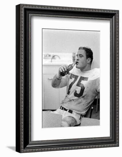 Jerry Mays of Kansas City Chiefs During Halftime, Superbowl I, Los Angeles, CA, January 15, 1967-Bill Ray-Framed Photographic Print