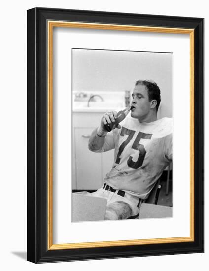 Jerry Mays of Kansas City Chiefs During Halftime, Superbowl I, Los Angeles, CA, January 15, 1967-Bill Ray-Framed Photographic Print