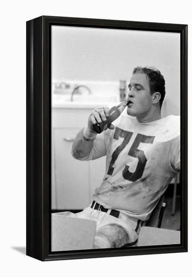 Jerry Mays of Kansas City Chiefs During Halftime, Superbowl I, Los Angeles, CA, January 15, 1967-Bill Ray-Framed Premier Image Canvas