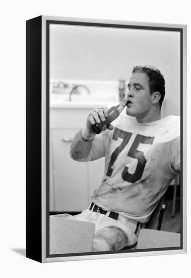 Jerry Mays of Kansas City Chiefs During Halftime, Superbowl I, Los Angeles, CA, January 15, 1967-Bill Ray-Framed Premier Image Canvas