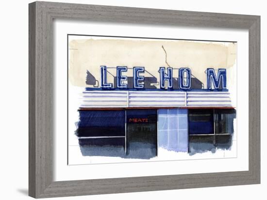 Jerry's Lee Ho Market, 2002-Lucy Masterman-Framed Giclee Print