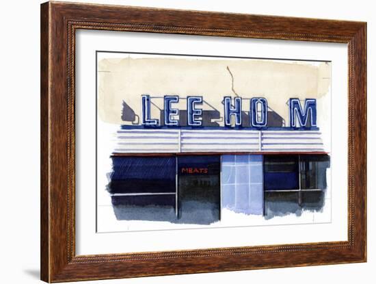 Jerry's Lee Ho Market, 2002-Lucy Masterman-Framed Giclee Print