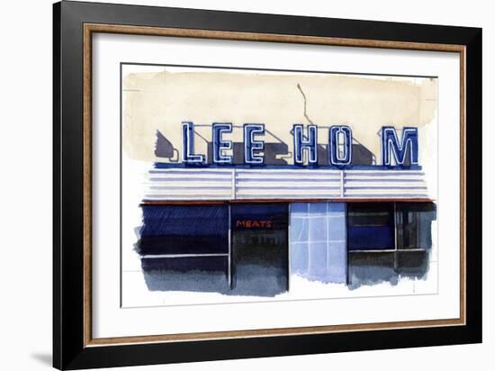Jerry's Lee Ho Market, 2002-Lucy Masterman-Framed Giclee Print