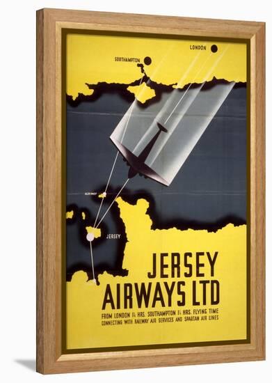 Jersey Airways LTD-null-Framed Stretched Canvas