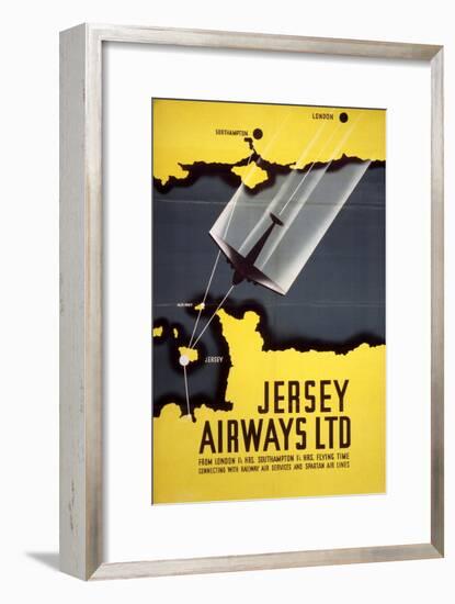 Jersey Airways LTD-null-Framed Art Print