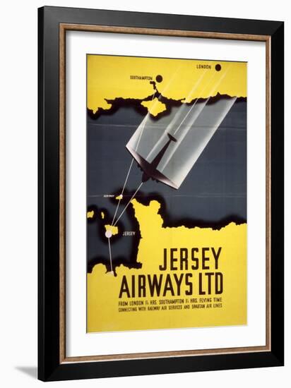 Jersey Airways LTD-null-Framed Art Print