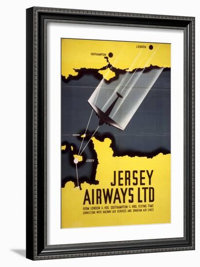 Jersey Airways LTD-null-Framed Art Print