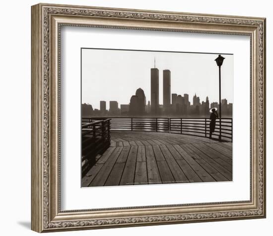 Jersey City Boardwalk-George Forss-Framed Art Print