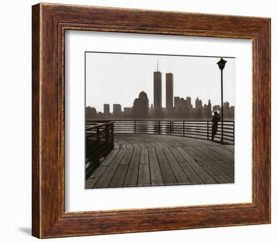 Jersey City Boardwalk-George Forss-Framed Art Print