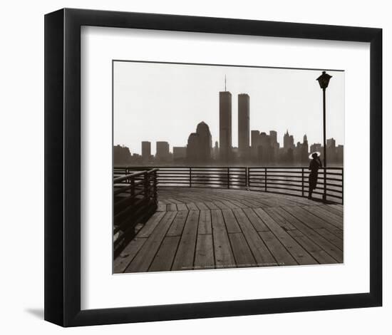 Jersey City Boardwalk-George Forss-Framed Art Print