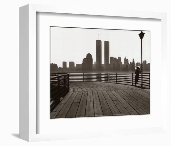 Jersey City Boardwalk-George Forss-Framed Art Print