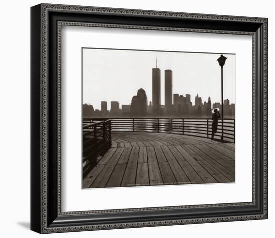 Jersey City Boardwalk-George Forss-Framed Art Print