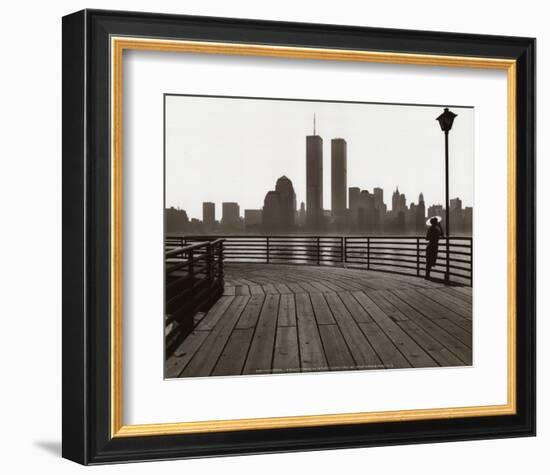 Jersey City Boardwalk-George Forss-Framed Art Print