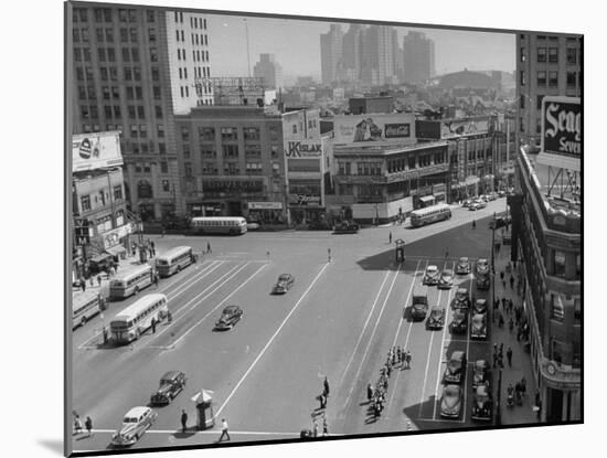 Jersey City with a Medical Center in the Background-null-Mounted Photographic Print