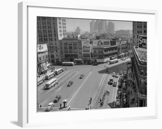 Jersey City with a Medical Center in the Background-null-Framed Photographic Print