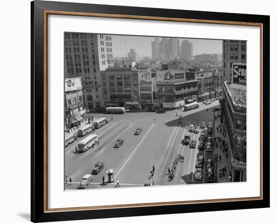 Jersey City with a Medical Center in the Background-null-Framed Photographic Print