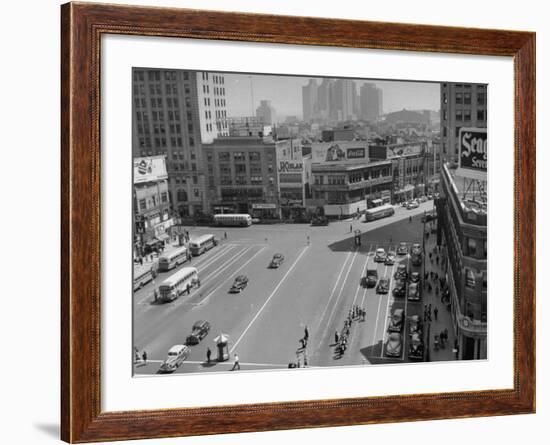 Jersey City with a Medical Center in the Background-null-Framed Photographic Print