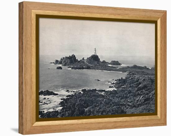 Jersey - La Corbiere Rock and Lighthouse', 1895-Unknown-Framed Premier Image Canvas