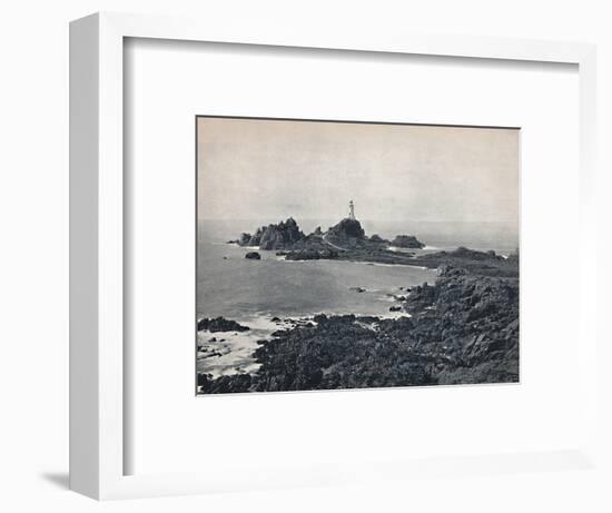 Jersey - La Corbiere Rock and Lighthouse', 1895-Unknown-Framed Photographic Print