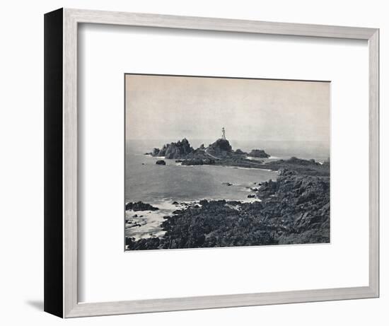 Jersey - La Corbiere Rock and Lighthouse', 1895-Unknown-Framed Photographic Print