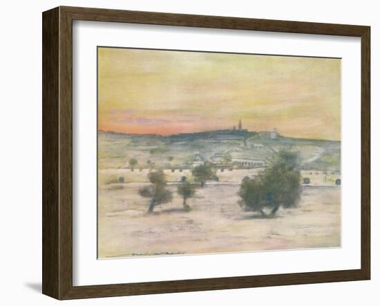 'Jerusalem', 1903-Mortimer L Menpes-Framed Giclee Print